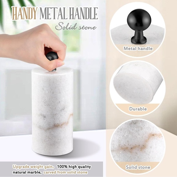 Aesthetic Luxurious Marble Doorstop and Decorative Item - NEW - Picture 2 of 5